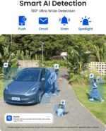 REOLINK Argus 4 Pro 4K Solar Camera Outdoor Wireless, 180° Dual-Lens 8MP Camera ... - Image 7