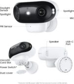 REOLINK Argus 4 Pro 4K Solar Camera Outdoor Wireless, 180° Dual-Lens 8MP Camera ... - Image 11