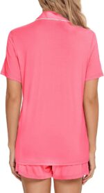 Senert Women's Pajamas Set Short Sleeve Soft Sleepwear | Button Down, Post Partu... - Image 6