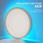 MELEGAN Smart Led Ceiling Light Flush Mount, 12 Inch 24W Ceiling Light Fixture D... - Image 6