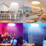 MELEGAN Smart Led Ceiling Light Flush Mount, 12 Inch 24W Ceiling Light Fixture D... - Image 8