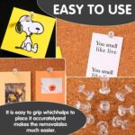 120-Pack Push Pins for Bulletin Board, Thumb Tacks with Clear Plastic Tip and St... - Image 6