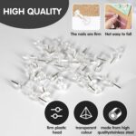 120-Pack Push Pins for Bulletin Board, Thumb Tacks with Clear Plastic Tip and St... - Image 7