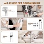 Dog Grooming Vacuum, Dog Grooming Kit, 3 Suction Modes Dog Brush Vacuum with 5 P... - Image 6