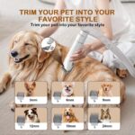 Dog Grooming Vacuum, Dog Grooming Kit, 3 Suction Modes Dog Brush Vacuum with 5 P... - Image 7