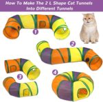 Retro Shaw 33 Pack Cat Tunnel Toy Set for Indoor Cats Kittens, Solves Boredom & ... - Image 4