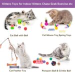 Retro Shaw 33 Pack Cat Tunnel Toy Set for Indoor Cats Kittens, Solves Boredom & ... - Image 7