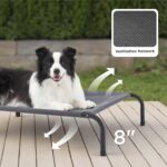 Bedsure Outdoor Elevated Dog Bed Large Sized Dog, Portable Indoor & Outdoor Cool... - Image 3