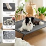 Bedsure Outdoor Elevated Dog Bed Large Sized Dog, Portable Indoor & Outdoor Cool... - Image 5