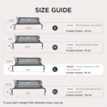 Bedsure Outdoor Elevated Dog Bed Large Sized Dog, Portable Indoor & Outdoor Cool... - Image 6