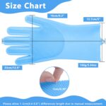 Pet Grooming Gloves—Dog Washing Gloves with High-Density Teeth, Dog Bath Scrubbe... - Image 3