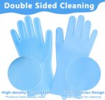 Pet Grooming Gloves—Dog Washing Gloves with High-Density Teeth, Dog Bath Scrubbe... - Image 5