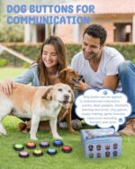 Dog Buttons for Communication, 8 Pcs Dog Talking Button Set, 30s Recordable Voic... - Image 5
