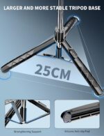 71" Phone Tripod & Selfie Stick, All in One Extendable Cell Phone Tripod with Wi... - Image 4