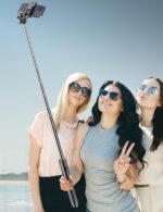 71" Phone Tripod & Selfie Stick, All in One Extendable Cell Phone Tripod with Wi... - Image 9