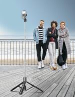 71" Phone Tripod & Selfie Stick, All in One Extendable Cell Phone Tripod with Wi... - Image 10