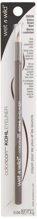 wet n wild Color Icon Kohl Eyeliner Pencil, Rich Hyper-Pigmented Color, Smooth C... - Image 3