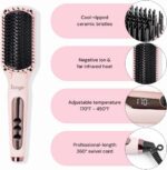 L'ANGE HAIR Le Vite Straightening Brush | Heated Hair Tool for Smoother, Frizz-C... - Image 3