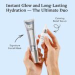 Face Mask & Serum Skincare Set, Firming and Hydrating Facial Treatment with Hyal... - Image 4