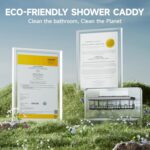 Veken Shower Caddy 6-Pack, Advanced Rustproof Design, No Drilling Adhesive Shelv... - Image 7