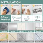 Veken Shower Caddy 6-Pack, Advanced Rustproof Design, No Drilling Adhesive Shelv... - Image 10