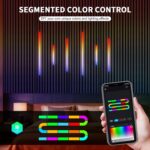 RGB+IC Led Recessed Lighting Kit Wall Panel Lights, 6PCS Smart Color Chasing Woo... - Image 5