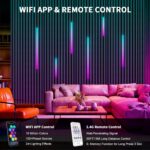 RGB+IC Led Recessed Lighting Kit Wall Panel Lights, 6PCS Smart Color Chasing Woo... - Image 7