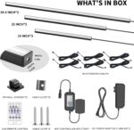 RGB+IC Led Recessed Lighting Kit Wall Panel Lights, 6PCS Smart Color Chasing Woo... - Image 8