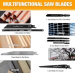 8-In-1 Multi Blades Hand Saw, Drywall Cutter. Hacksaw. Long Blade Hand Saw, Jab ... - Image 4