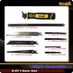 8-In-1 Multi Blades Hand Saw, Drywall Cutter. Hacksaw. Long Blade Hand Saw, Jab ... - Image 5
