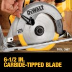 DEWALT 20V MAX Circular Saw, Cordless Sidewinder Style Portable, 6-1/2-Inch Blad... - Image 4