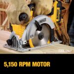 DEWALT 20V MAX Circular Saw, Cordless Sidewinder Style Portable, 6-1/2-Inch Blad... - Image 6