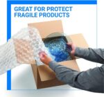 Bubble Cushioning Wrap Rolls, 3/16" x 12" x 72' ft Total [2 Rolls of 36 Feet] Pe... - Image 5