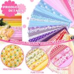 Tudomro 100 Pcs 10'' x 10'' Cotton Fabric Squares for Quilting Fat Quarters Bund... - Image 4