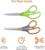Amazon Basics Multipurpose Stainless Steel Scissors for Office, Crafts, Paper Cu... - Image 5
