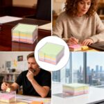 3x3 Inch Acrylic Sticky Note Holder, Crystal Clear Sticky Note Dispenser for Dor... - Image 6