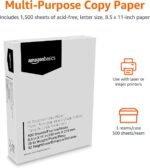 Amazon Basics Multipurpose Copy Printer Paper, 20 lb, 8.5 x 11 Inches, 3 Reams (... - Image 3