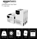 Amazon Basics Multipurpose Copy Printer Paper, 20 lb, 8.5 x 11 Inches, 3 Reams (... - Image 4