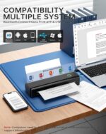 Portable Printers Wireless for Travel, N80 Wireless Thermal Printer Bluetooth In... - Image 3