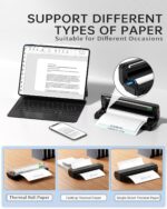 Portable Printers Wireless for Travel, N80 Wireless Thermal Printer Bluetooth In... - Image 6