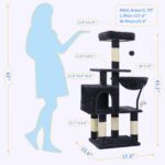 Heybly Cat Tree with Toy, Cat Tower condo for Indoor Cats, Cat House with Padded... - Image 6