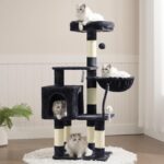 Heybly Cat Tree with Toy, Cat Tower condo for Indoor Cats, Cat House with Padded... - Image 9