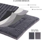 BVAGSS Reversible Dog Crate Pad, Memory Foam Pet Bed Mat, Soft Warm Machine Wash... - Image 4