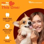 Nylabone Strong Chew Textured Ring Dog Toy Made with Real Beef & Chicken, Durabl... - Image 5