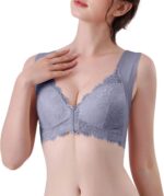 Oversize Seamless Bras for Women Front Closure No Underwire Bras Lace Breathable... - Image 5