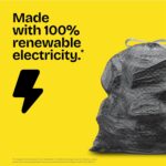 Glad Large 30 Gallon Trash Bags, Unscented Heavy Duty Garbage Bags, Forceflex wi... - Image 7