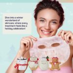 SpaLife Beauty Holiday Treats Christmas Face Mask Bundle | Korean Facial Mask | ... - Image 3