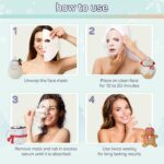 SpaLife Beauty Holiday Treats Christmas Face Mask Bundle | Korean Facial Mask | ... - Image 8