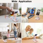 2026 Gifts for Mom Dad, Adjustable Cell Phone Stand with Wireless Induction Blue... - Image 5