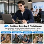 AI Smart Glasses with Camera, 4K HD Video & Photo Capture, Real-Time Translation... - Image 4